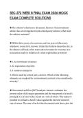SEC 572 WEEK 8 FINAL EXAM 2026 MOCK EXAM COMPLETE SOLUTIONS