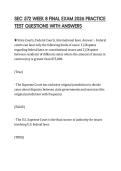 SEC 572 WEEK 8 FINAL EXAM 2026 PRACTICE TEST QUESTIONS WITH ANSWERS