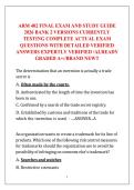 ARM 402 FINAL EXAM AND STUDY GUIDE  2026 BANK 2 VERSIONS CURRENTLY  TESTING COMPLETE ACTUAL EXAM  QUESTIONS WITH DETAILED VERIFIED  ANSWERS EXPERTLY VERIFIED &sol;ALREADY  GRADED A&plus;&sol;&sol;BRAND NEW&excl;&excl; 
