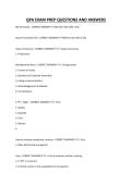 QPA EXAM PREP QUESTIONS AND ANSWERS