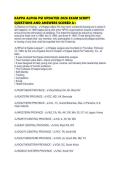 KAPPA ALPHA PSI UPDATED 2026 EXAM SCRIPT QUESTIONS AND ANSWERS SCORED