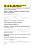 KAPPA ALPHA PSI COMPREHENSIVE 2026 EXAM QUESTIONS AND ANSWERS SCORED