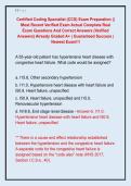 Certified Coding Specialist &lpar;CCS&rpar; Exam Preparation &vert;&vert;  Most Recent Verified Exam Actual Complete Real  Exam Questions And Correct Answers &lpar;Verified  Answers&rpar; Already Graded A&plus; &vert; Guaranteed Success &vert;  Newest Exam&excl;&excl;&excl; 