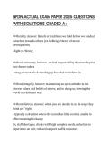 NFDN ACTUAL EXAM PAPER 2026 QUESTIONS WITH SOLUTIONS GRADED A&plus;