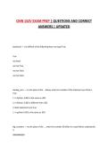 CMN 152V EXAM PREP &vert; QUESTIONS AND CORRECT ANSWERS &vert; UPDATED