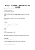 WFMS CDC VOLUME 1 SET 2 EXAM QUESTIONS AND ANSWERS&period;