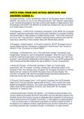 CIPP&sol;E FINAL EXAM 2026 ACTUAL QUESTIONS AND ANSWERS SCORED A&plus;