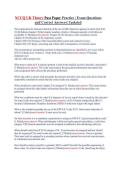 NCCQ UK Theory Past Paper Practice &vert; Exam Questions and Correct Answers&vert; Updated