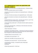 JLTV COMPREHENSIVE EXAM 2026 QUESTIONS AND ANSWERS SCORED