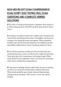 NGN HESI RN EXIT EXAM CERTIFICATION EVALUATION EXAMS 2025 REAL EXAM QUESTIONS AND VERIFIED COMPLETE SOLUTION GUIDE