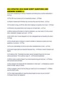 HCA UPDATED 2026 EXAM SCRIPT QUESTIONS AND ANSWERS SCORED 