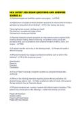 HCA LATEST 2026 EXAM QUESTIONS AND ANSWERS SCORED