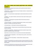 HCA STUDY GUIDE 2026 EXAM QUESTIONS AND ANSWERS SCORED