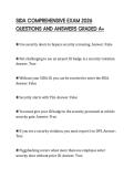 SIDA COMPREHENSIVE EXAM 2026 QUESTIONS AND ANSWERS GRADED A&plus;
