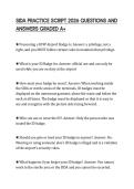 SIDA PRACTICE SCRIPT 2026 QUESTIONS AND ANSWERS GRADED A&plus;