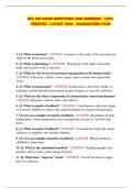 BIO 250 EXAM QUESTIONS AND ANSWERS - 100&percnt; VERIFIED - LATEST 2026 - GUARANTEED PASS