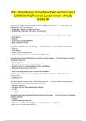PCE - Physiotherapy Competency Exam with all Correct & 100&percnt; Verified Answers &vert;Latest Version &vert;Already Graded A&plus;