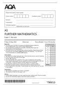 2025 AS-LEVEL AQA FURTHER MATHEMATICS PAPER 2 DISCRETE 