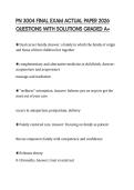 PN 3004 FINAL EXAM ACTUAL PAPER 2026 QUESTIONS WITH SOLUTIONS GRADED A&plus;PN 3004 FINAL EXAM ACTUAL PAPER 2026 QUESTIONS WITH SOLUTIONS GRADED A&plus;
