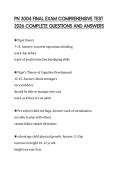 PN 3004 FINAL EXAM COMPREHENSIVE TEST 2026 COMPLETE QUESTIONS AND ANSWERS
