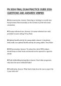 PN 3004 FINAL EXAM PRACTICE GUIDE 2026 QUESTIONS AND ANSWERS VERIFIED