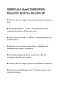 POSTEST ATLS EXAM 2 CERTIFICATION EVALUATION 2026 FULL SOLUTION SET