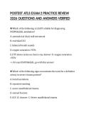 POSTEST ATLS EXAM 2 PRACTICE REVIEW 2026 QUESTIONS AND ANSWERS VERIFIED