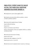 SIMULATION 1 PATIENT NAME KYLE MILLER ACTUAL TEST PAPER 2026 QUESTIONS ANSWERS SOLUTIONS GRADED A&plus;