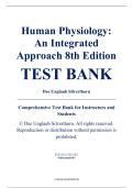 Test Bank - Human Physiology&colon; An Integrated Approach&comma; 8th Edition &ndash; Dee Unglaub Silverthorn &ndash; ISBN 9780134605197 &lpar;Chapters 1&ndash;26&rpar;