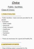 Public facilities 