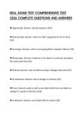 REAL ASVAB TEST COMPREHENSIVE TEST 2026 COMPLETE QUESTIONS AND ANSWERS
