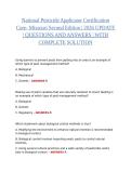NATIONAL PESTICIDE APPLICATOR CERTIFICATION CORE &ndash; MISSOURI SECOND EDITION COMPLETE QUESTIONS & ANSWERS &vert; FULLY SOLVED &vert; VERIFIED SOLUTIONS &vert; 2026 EDITION