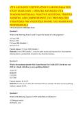 VITA ADVANCED CERTIFICATION EXAM PREPARATION STUDY GUIDE &vert; UPDATED ADVANCED VITA TRAINING MATERIALS&comma; PRACTICE QUESTIONS&comma; VERIFIED ANSWERS&comma; AND COMPREHENSIVE TAX PREPARATION STRATEGIES FOR VOLUNTEER INCOME TAX ASSISTANCE PROFESSIONALS