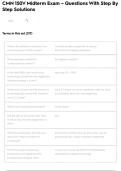 CMN 150V Midterm Exam &ndash; Questions With Step By Step Solutions