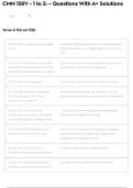 CMN 150V - 1 to 5&colon; &ndash; Questions With A&plus; Solutions