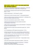 IOWA DENTAL BOARD LATEST 2026 EXAM QUESTIONS AND ANSWERS SCORED
