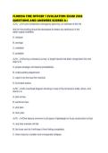 FLORIDA FIRE OFFICER 1 EVALUATION EXAM 2026 QUESTIONS AND ANSWERS SCORED