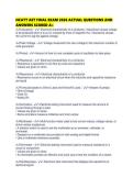 NCATT AET FINAL EXAM 2026 ACTUAL QUESTIONS AND ANSWERS SCORED