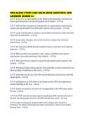 NRA BASICS STUDY 2026 EXAM GUIDE QUESTIONS AND ANSWERS SCORED