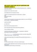NRA BASICS CORE EXAM 2026 SET QUESTIONS AND ANSWERS SCORED 