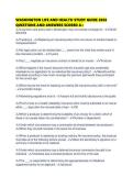 WASHINGTON LIFE AND HEALTH STUDY GUIDE 2026 QUESTIONS AND ANSWERS SCORED