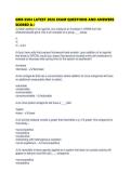 GMS 6504 LATEST 2026 EXAM QUESTIONS AND ANSWERS SCORED 