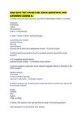GMS 6504 TEST PAPER 2026 EXAM QUESTIONS AND ANSWERS SCORED