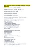 GMS 6504 STUDY GUIDE 2026 QUESTIONS AND ANSWERS SCORED 