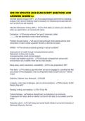 IDIS 199 UPDATED 2026 EXAM SCRIPT QUESTIONS AND ANSWERS SCORED 