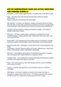 IDIS 199 COMPREHENSIVE EXAM 2026 ACTUAL QUESTIONS AND ANSWERS SCORED