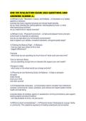 IDIS 199 EVALUATION EXAM 2026 QUESTIONS AND ANSWERS SCORED