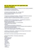 IDIS 199 CORE EXAM 2026 TEST QUESTIONS AND ANSWERS SCORED