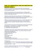 SCMN 2150 COMPREHENSIVE EXAM 2026 QUESTIONS AND ANSWERS SCORED