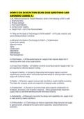 SCMN 2150 EVALUATION EXAM 2026 QUESTIONS AND ANSWERS SCORED